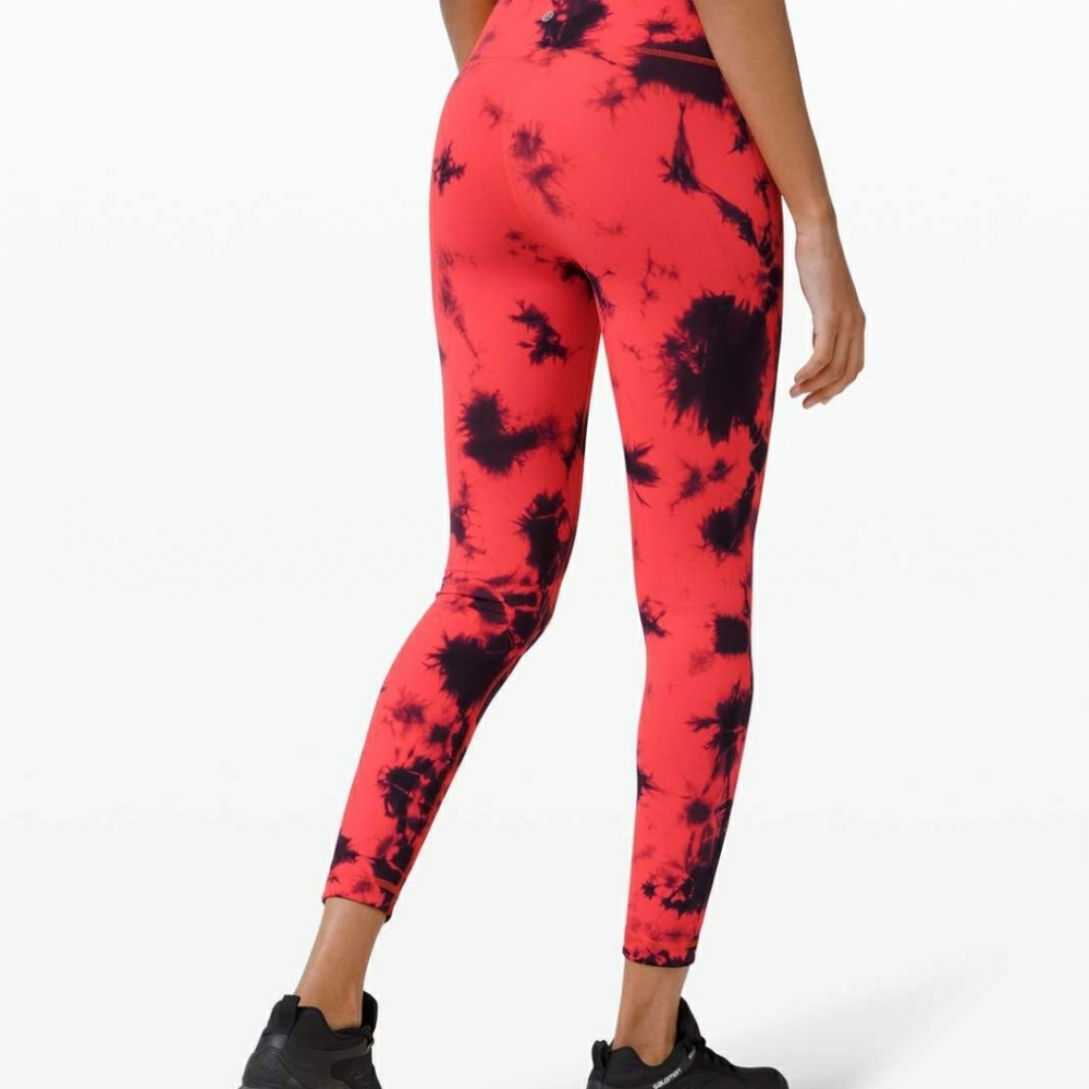 NWOT Lululemon Wunder Under Tie Dye leggings